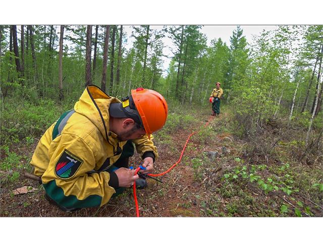 Прокладка минерализованной полосы с использованием ВМ